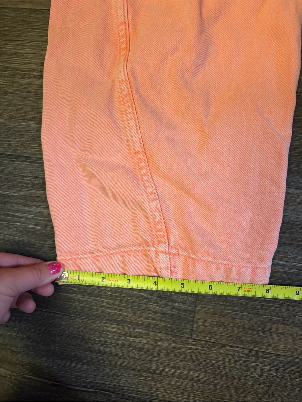 Women’s Gap Colorful Pull-On Barrel Leg Pants Coral Pink Size Small - Picture 4 of 9